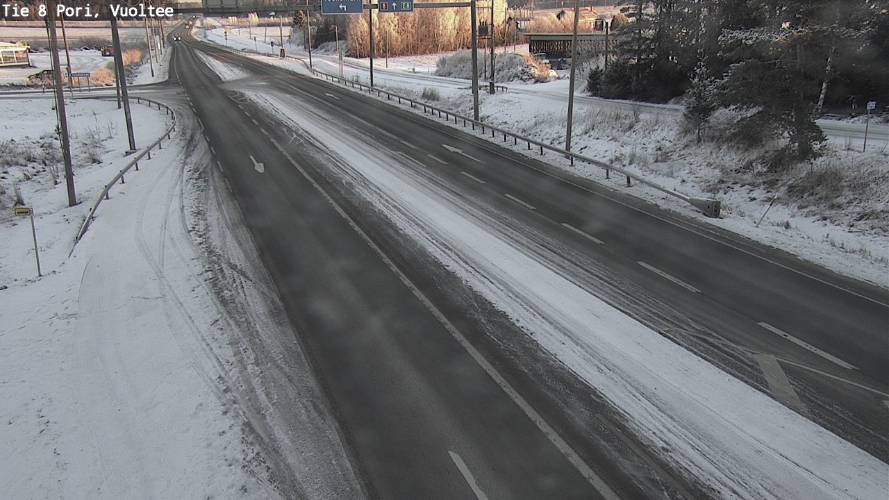 Kelikamerat Kuva Tie 8 Pori, Vuoltee, Pori, Satakunta