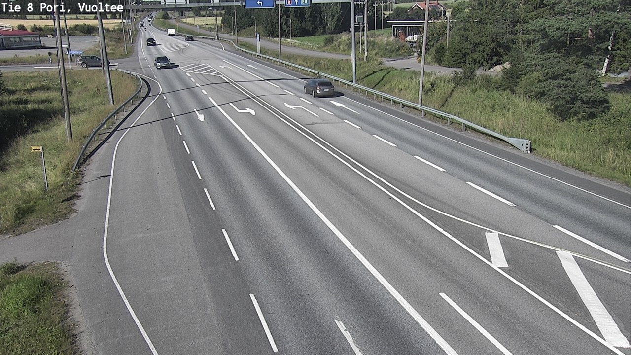 Kelikamerat Kuva Tie 8 Pori, Vuoltee, Pori, Satakunta