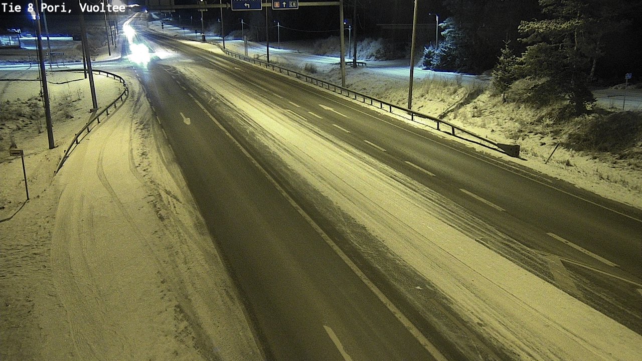 Kelikamerat Kuva Tie 8 Pori, Vuoltee, Pori, Satakunta