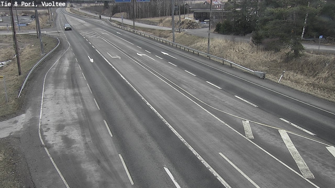 Weather Camera Image Väg 8 Björneborg, Vuoltee, Pori, Satakunta
