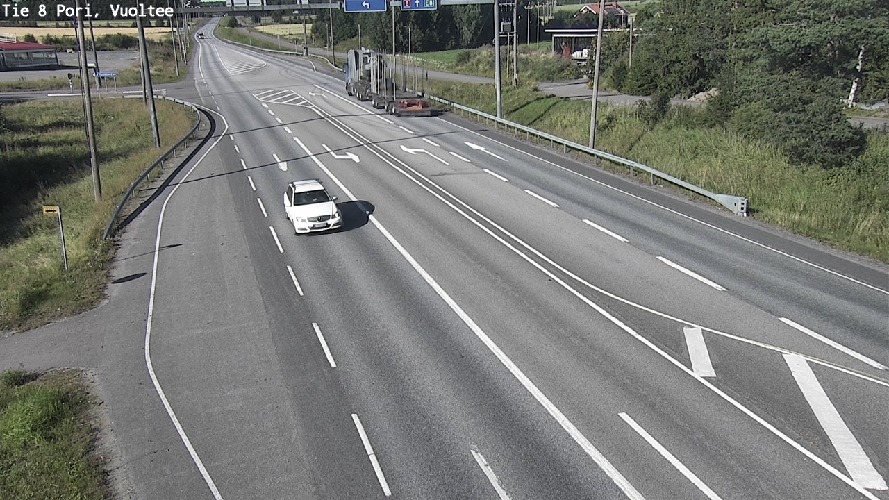 Kelikamerat Kuva Tie 8 Pori, Vuoltee, Pori, Satakunta