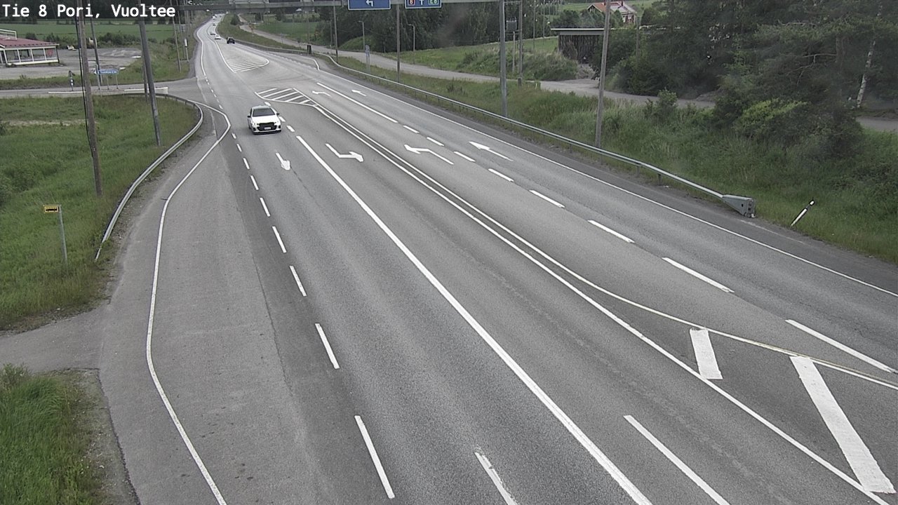 Weather Camera Image Väg 8 Björneborg, Vuoltee, Pori, Satakunta