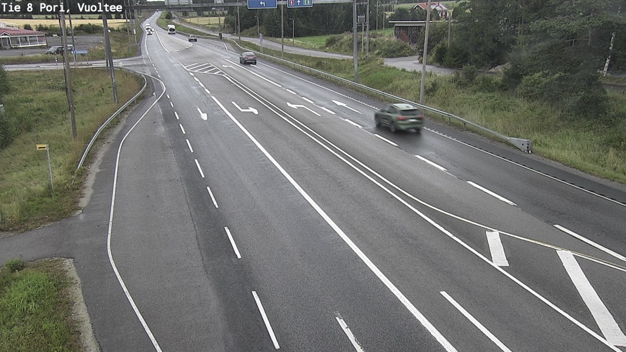 Weather Camera Image Road 8 Pori, Vuoltee, Pori, Satakunta