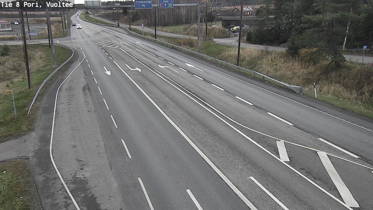 Kelikamerat Kuva Tie 8 Pori, Vuoltee, Pori, Satakunta