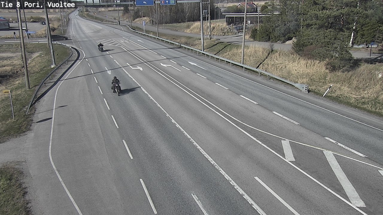 Weather Camera Image Väg 8 Björneborg, Vuoltee, Pori, Satakunta