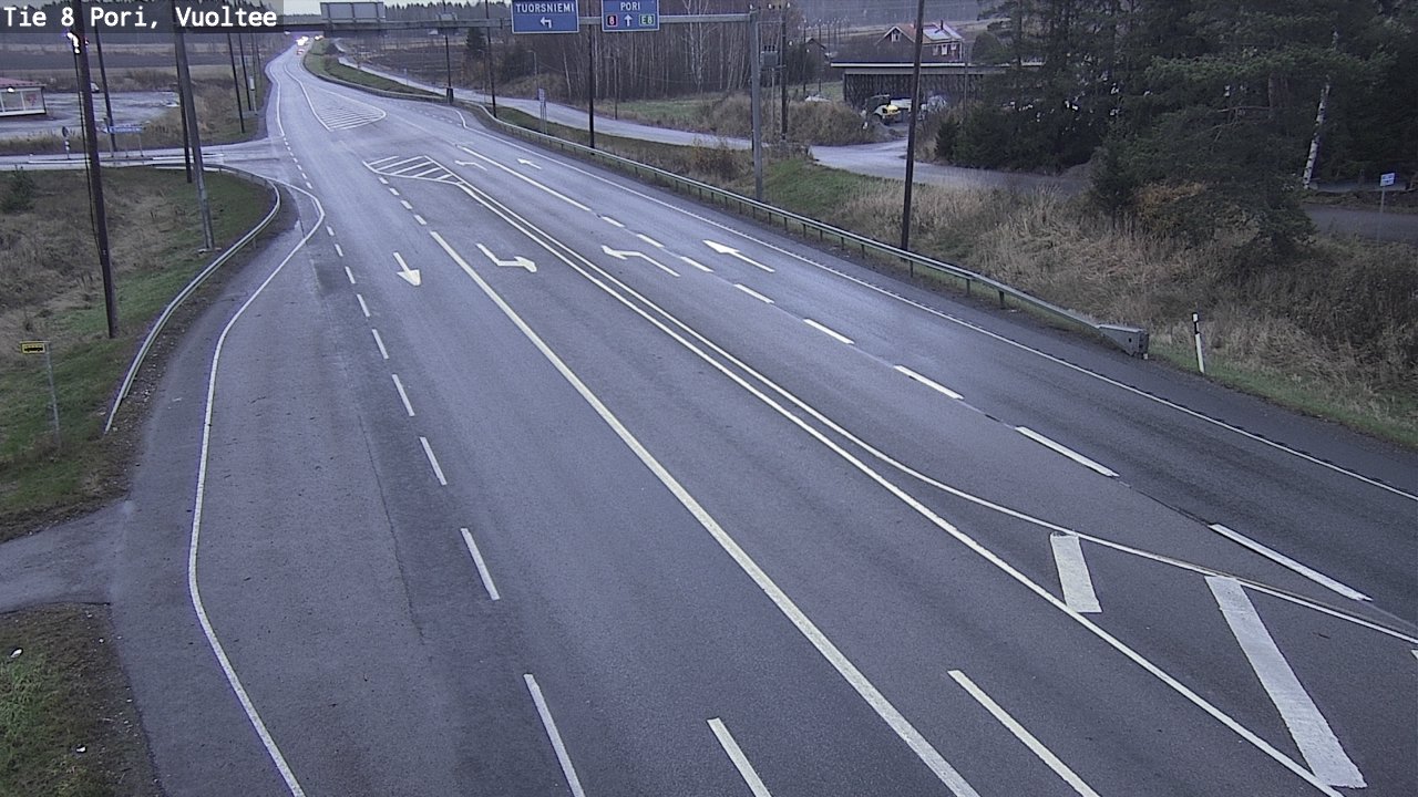 Kelikamerat Kuva Tie 8 Pori, Vuoltee, Pori, Satakunta