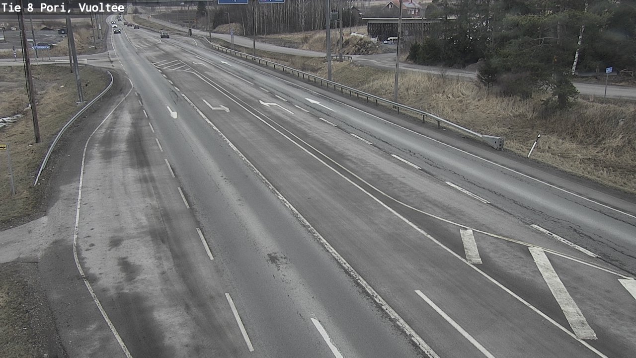 Weather Camera Image Väg 8 Björneborg, Vuoltee, Pori, Satakunta