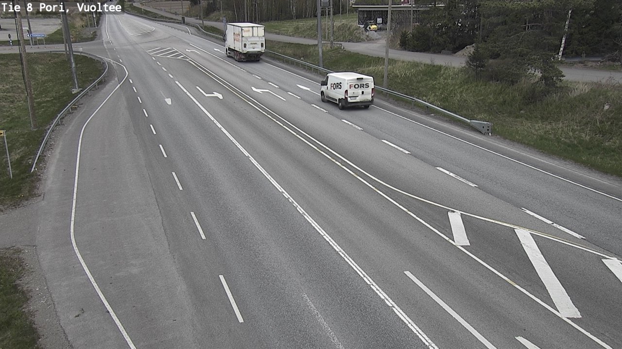 Weather Camera Image Road 8 Pori, Vuoltee, Pori, Satakunta