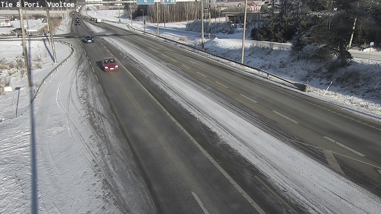 Weather Camera Image Road 8 Pori, Vuoltee, Pori, Satakunta