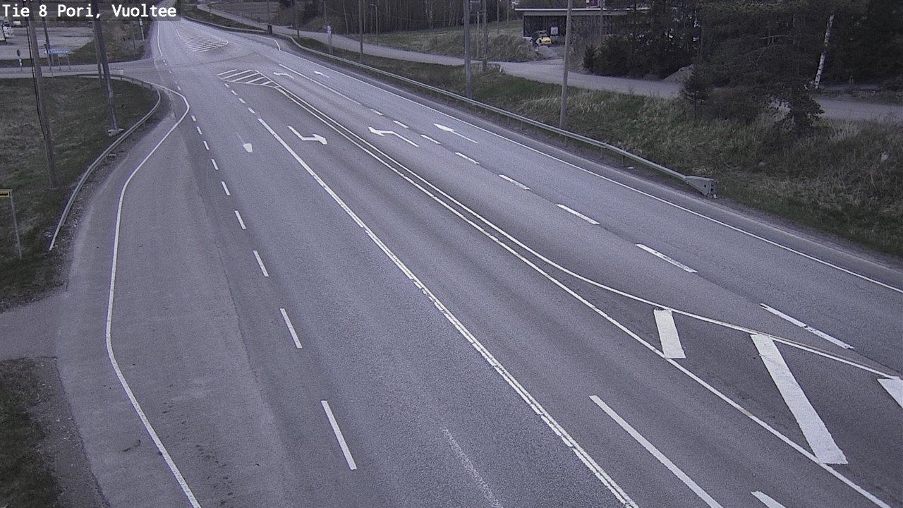Weather Camera Image Road 8 Pori, Vuoltee, Pori, Satakunta