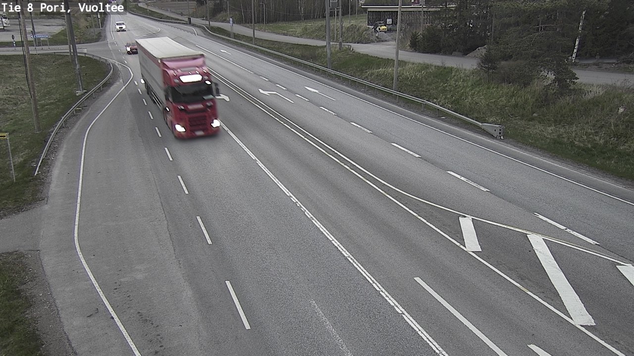 Weather Camera Image Väg 8 Björneborg, Vuoltee, Pori, Satakunta