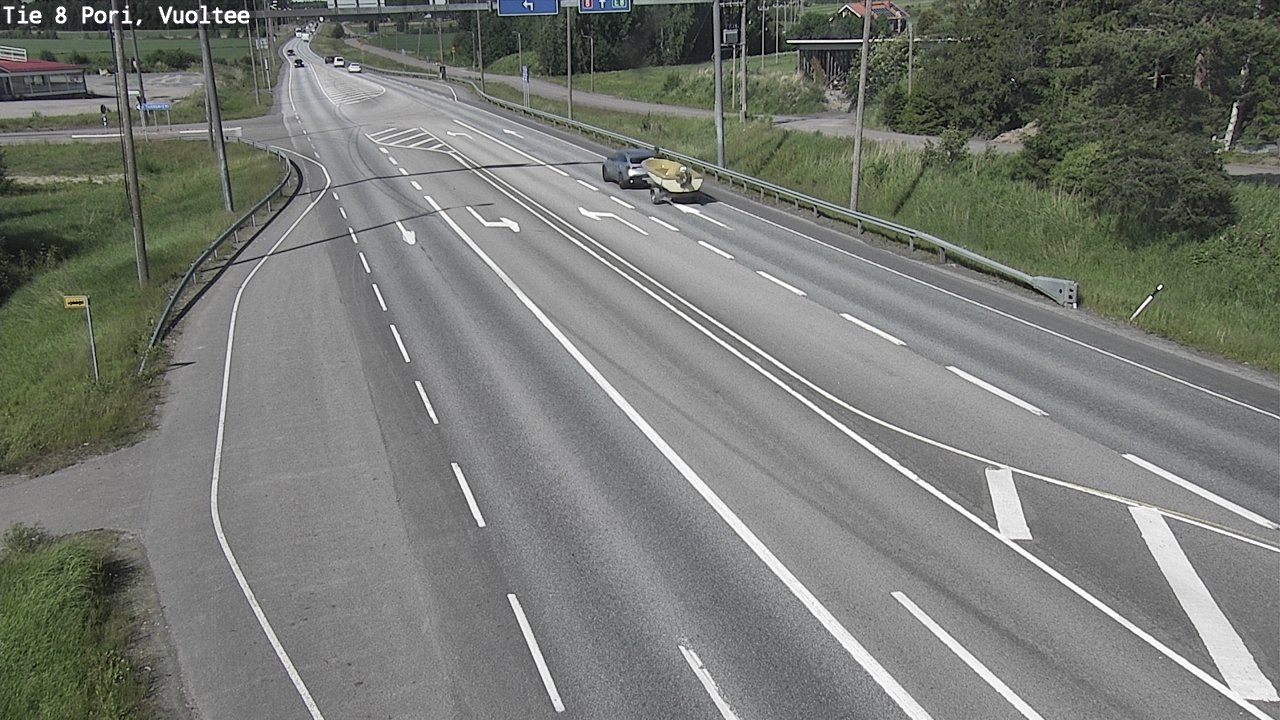 Weather Camera Image Road 8 Pori, Vuoltee, Pori, Satakunta