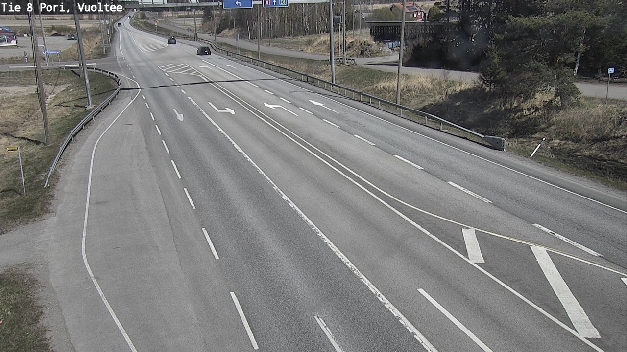 Weather Camera Image Väg 8 Björneborg, Vuoltee, Pori, Satakunta