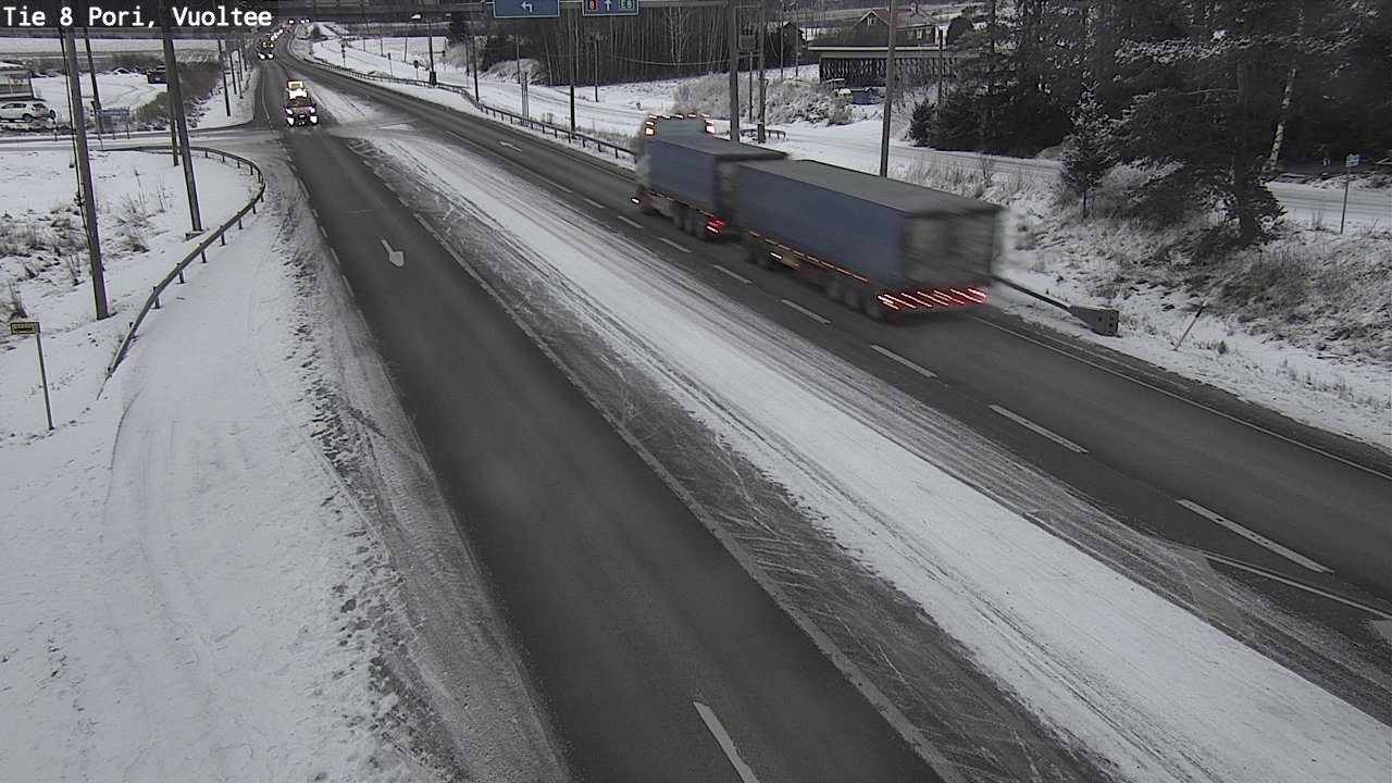 Kelikamerat Kuva Tie 8 Pori, Vuoltee, Pori, Satakunta