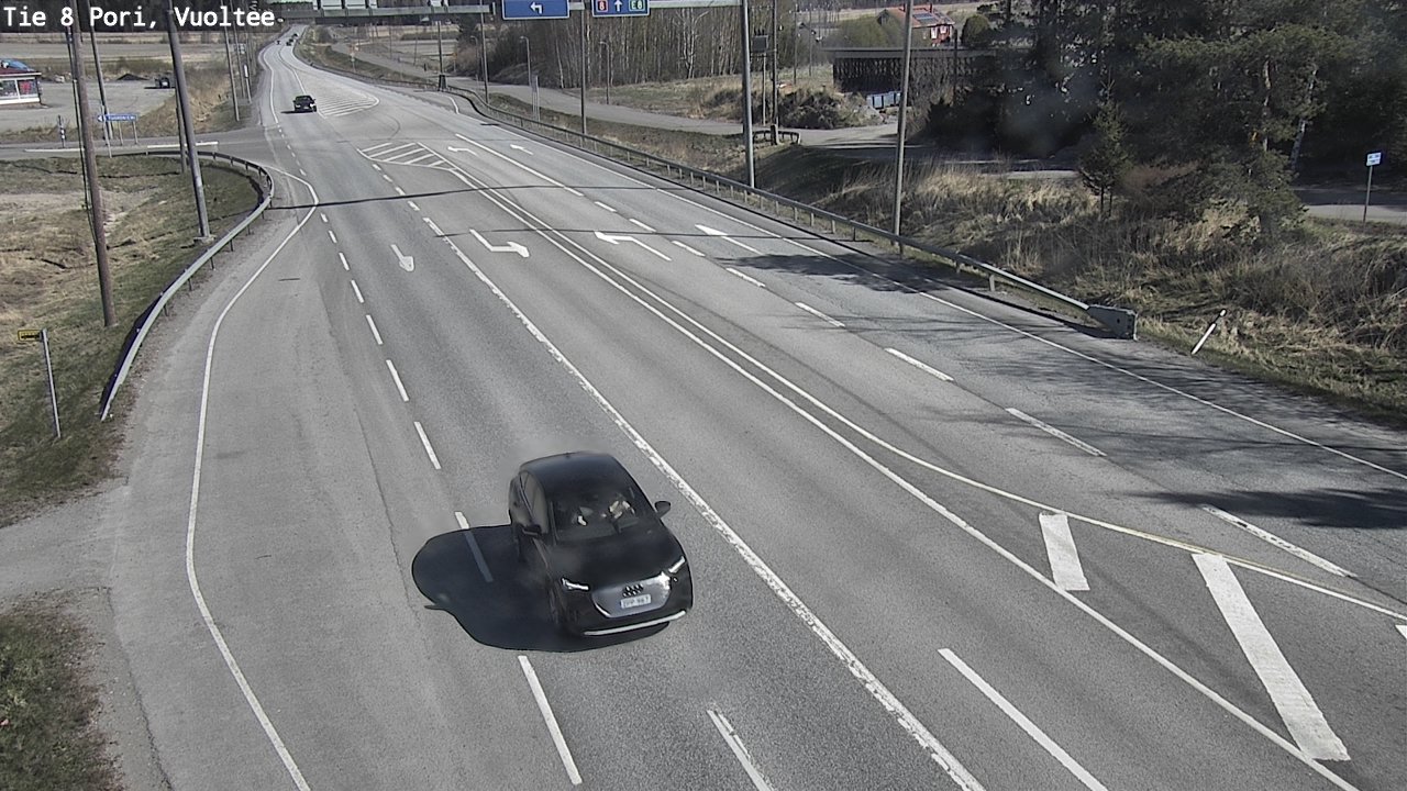 Weather Camera Image Väg 8 Björneborg, Vuoltee, Pori, Satakunta