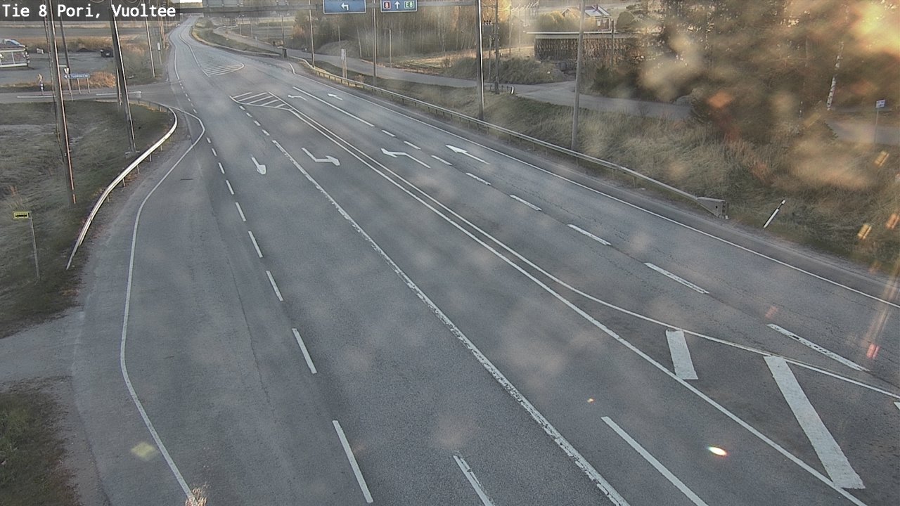 Weather Camera Image Road 8 Pori, Vuoltee, Pori, Satakunta