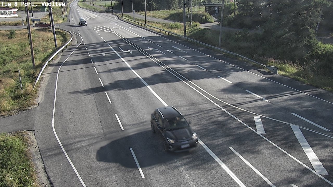 Weather Camera Image Road 8 Pori, Vuoltee, Pori, Satakunta