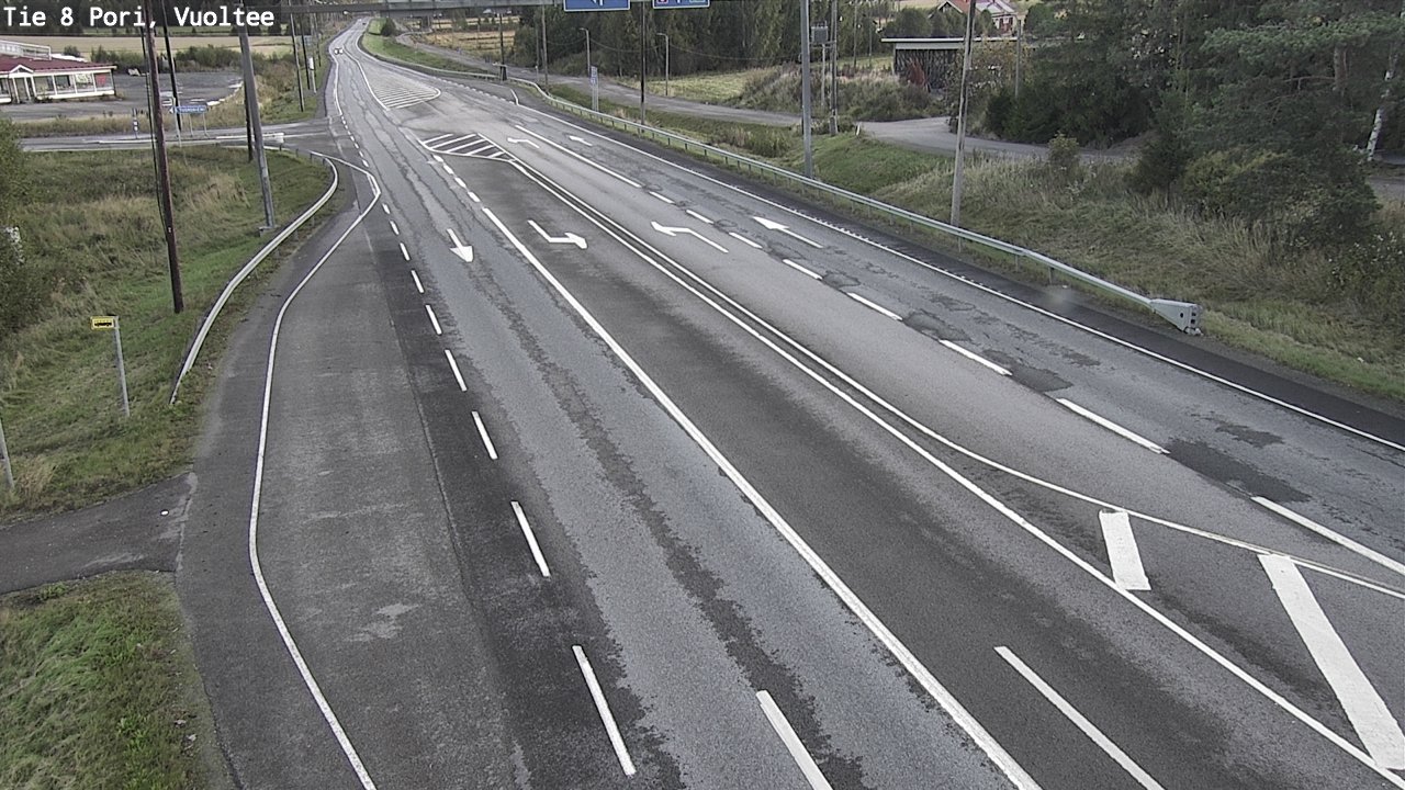 Weather Camera Image Road 8 Pori, Vuoltee, Pori, Satakunta
