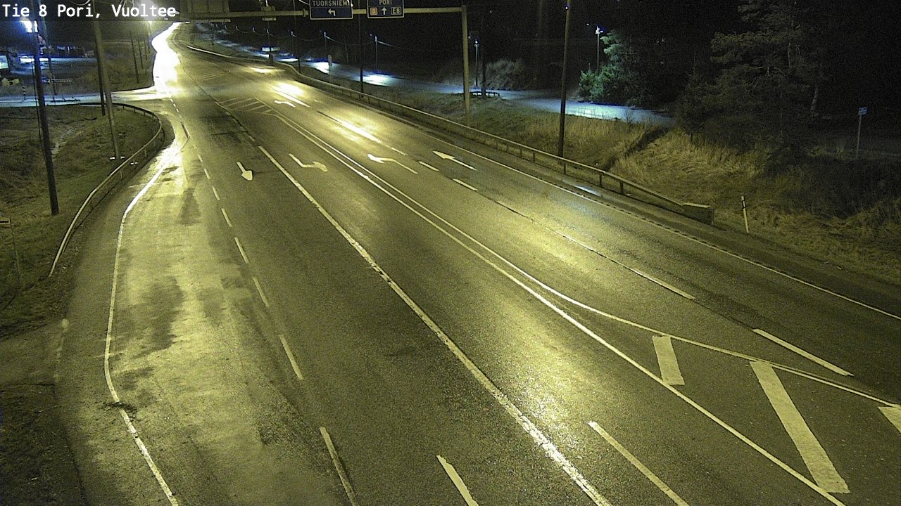 Weather Camera Image Road 8 Pori, Vuoltee, Pori, Satakunta
