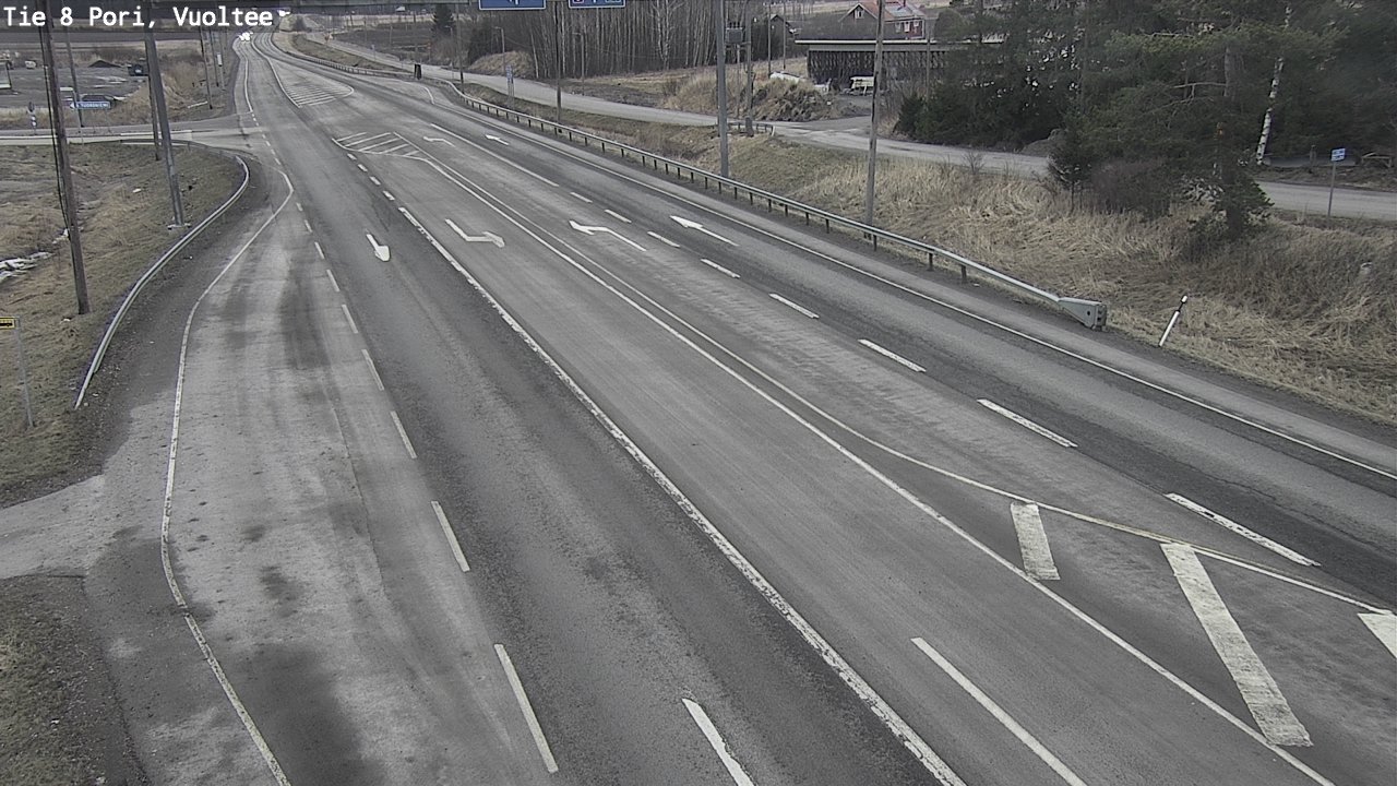 Weather Camera Image Väg 8 Björneborg, Vuoltee, Pori, Satakunta