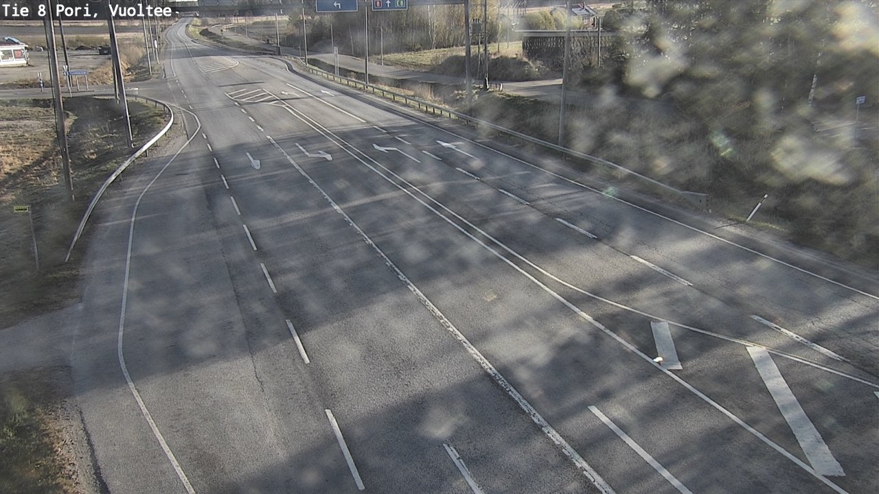 Weather Camera Image Väg 8 Björneborg, Vuoltee, Pori, Satakunta