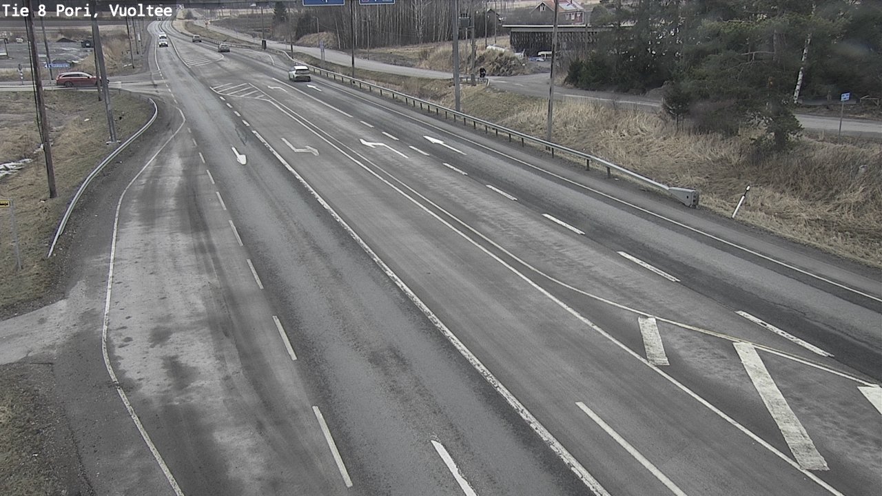 Weather Camera Image Väg 8 Björneborg, Vuoltee, Pori, Satakunta