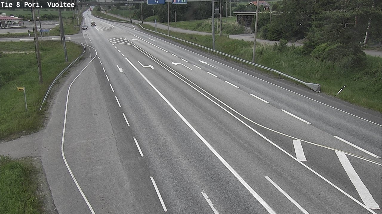 Kelikamerat Kuva Tie 8 Pori, Vuoltee, Pori, Satakunta
