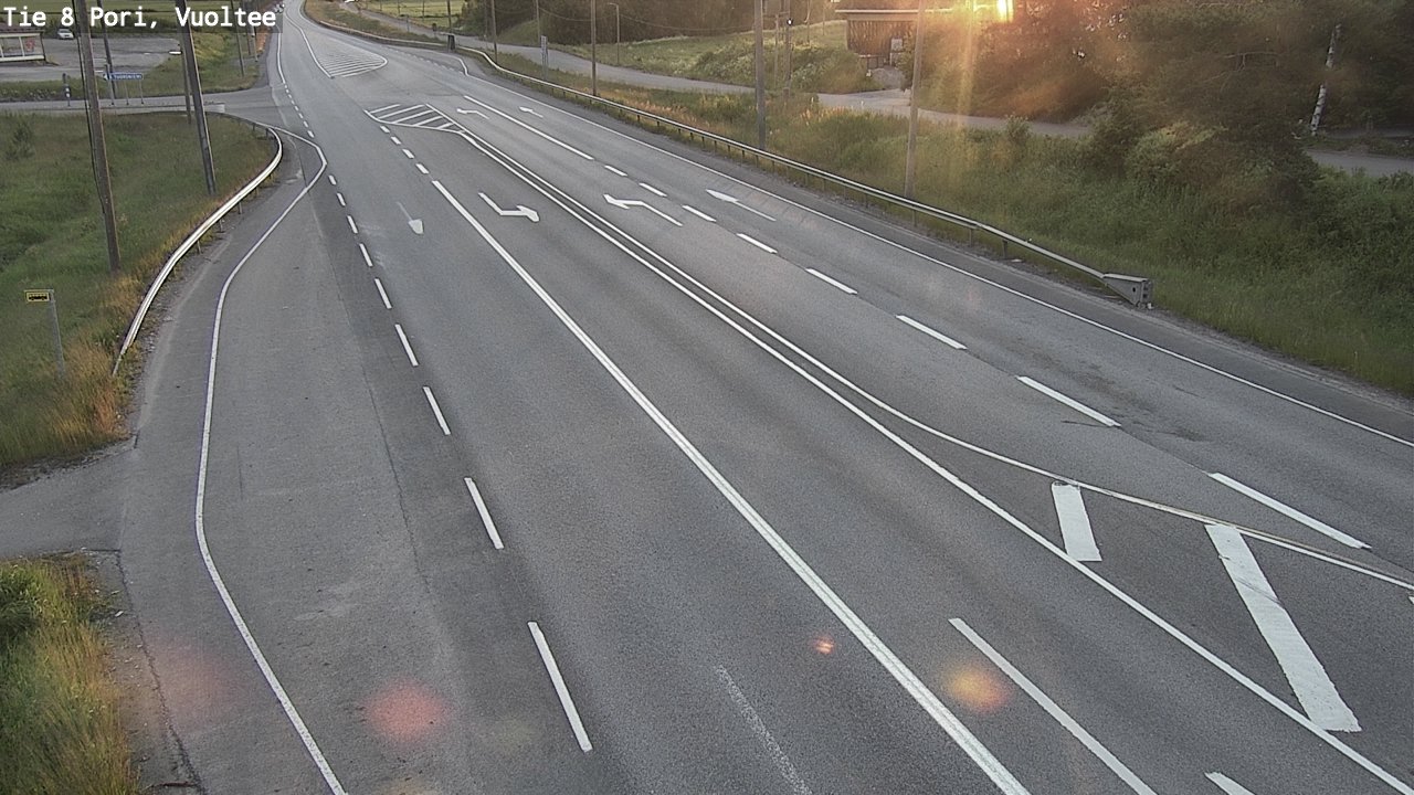 Weather Camera Image Väg 8 Björneborg, Vuoltee, Pori, Satakunta