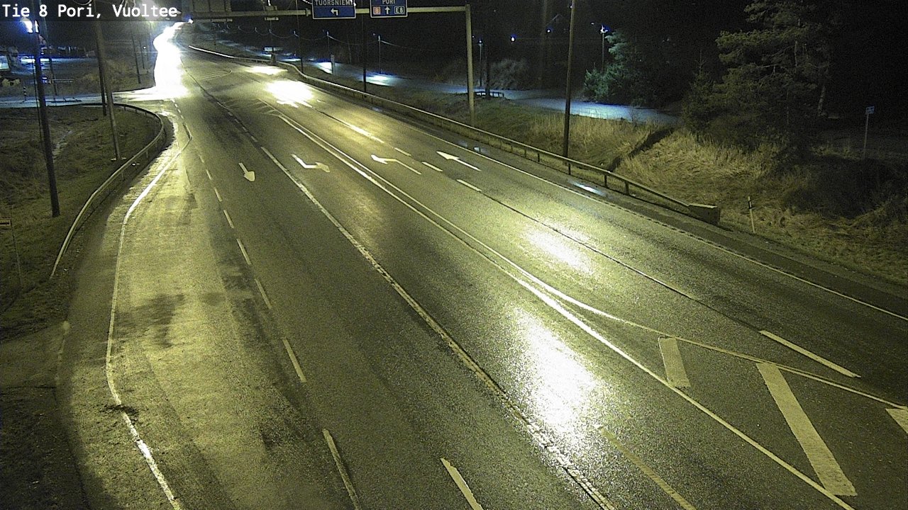 Weather Camera Image Road 8 Pori, Vuoltee, Pori, Satakunta