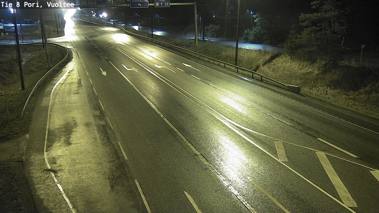 Weather Camera Image Road 8 Pori, Vuoltee, Pori, Satakunta