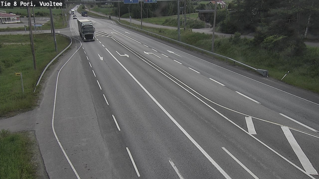 Weather Camera Image Road 8 Pori, Vuoltee, Pori, Satakunta