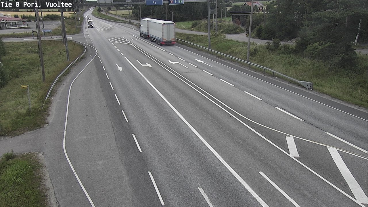 Kelikamerat Kuva Tie 8 Pori, Vuoltee, Pori, Satakunta