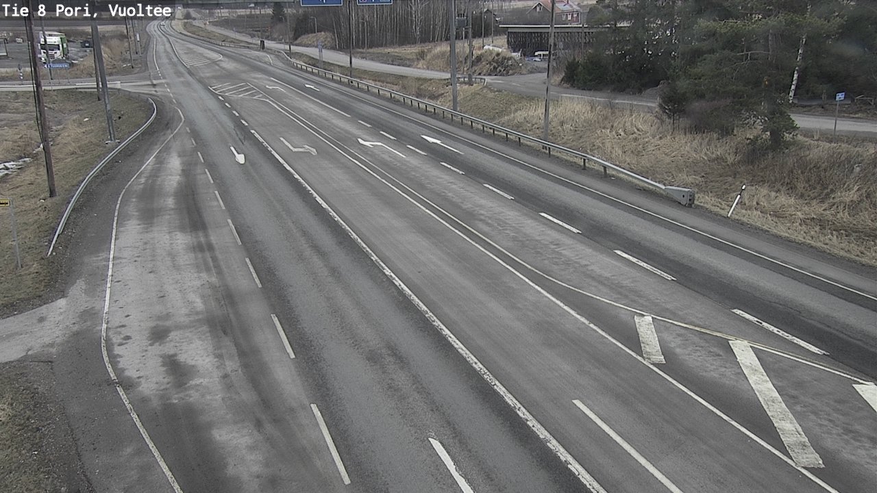 Weather Camera Image Väg 8 Björneborg, Vuoltee, Pori, Satakunta