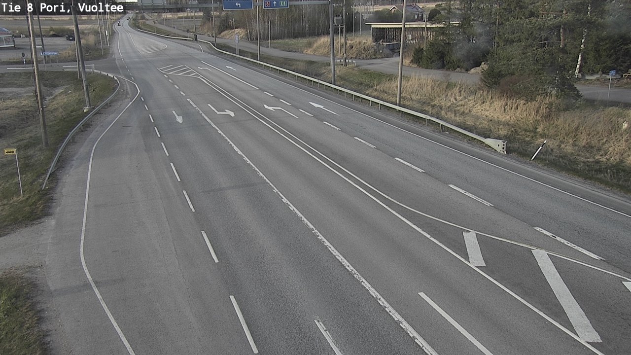 Weather Camera Image Väg 8 Björneborg, Vuoltee, Pori, Satakunta