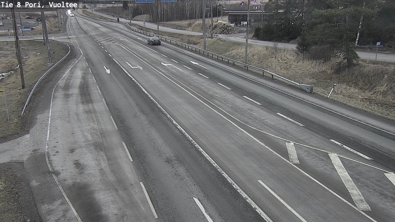 Weather Camera Image Väg 8 Björneborg, Vuoltee, Pori, Satakunta