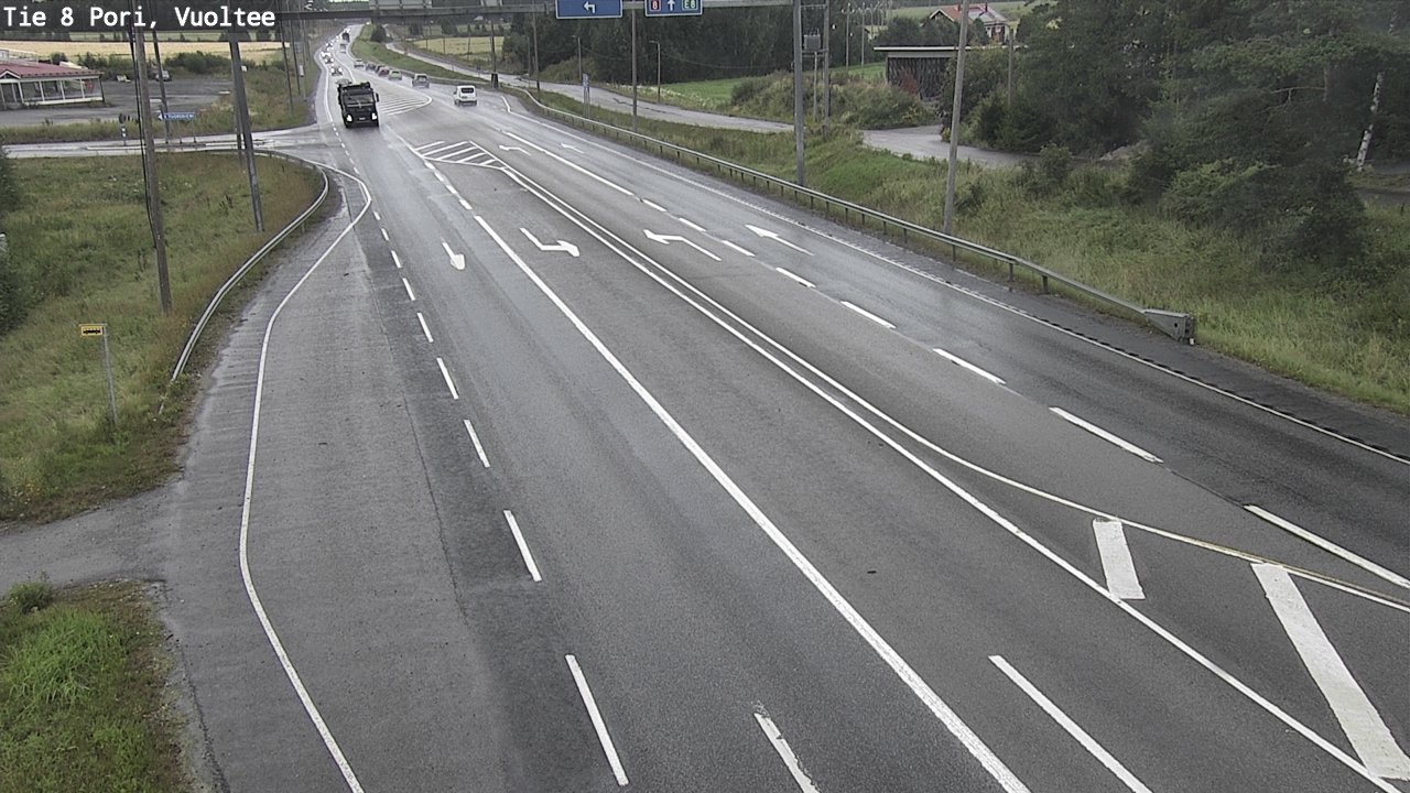 Weather Camera Image Road 8 Pori, Vuoltee, Pori, Satakunta
