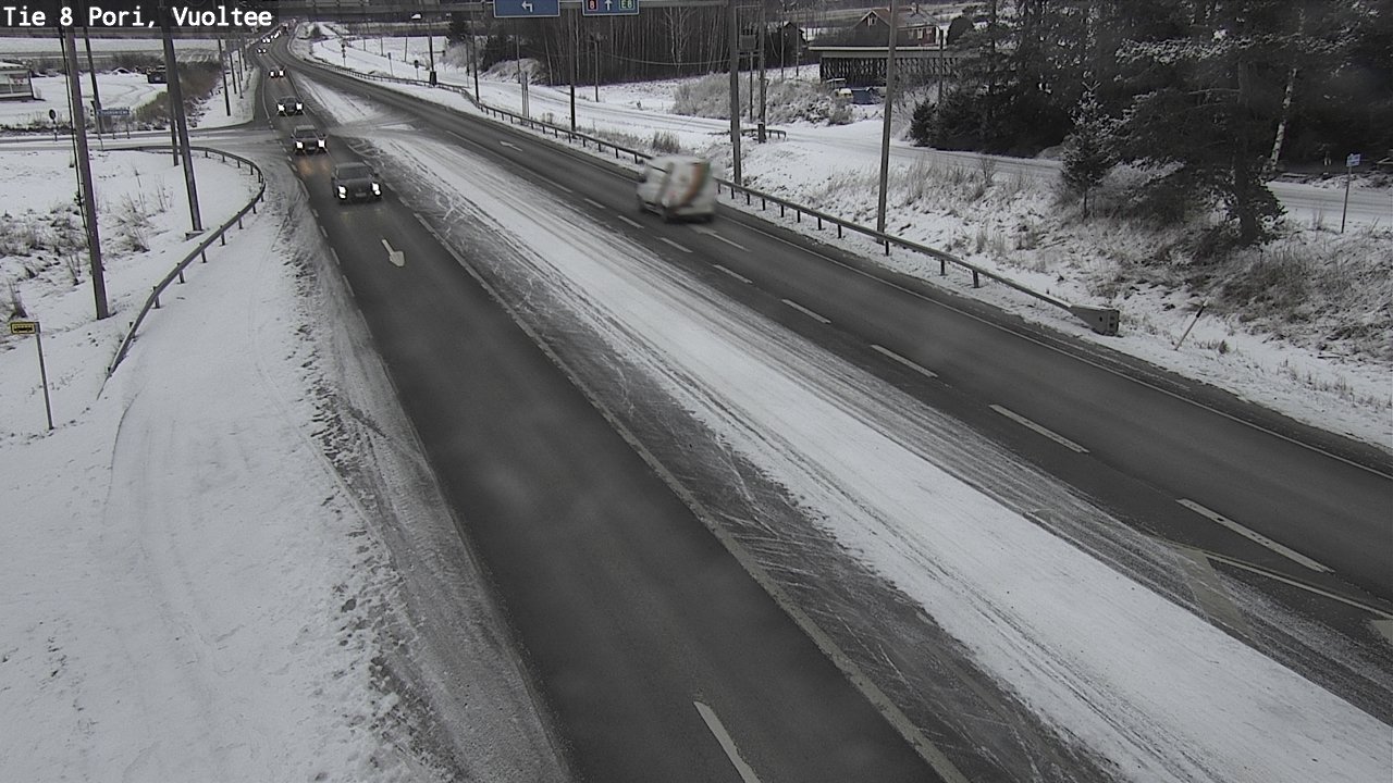 Kelikamerat Kuva Tie 8 Pori, Vuoltee, Pori, Satakunta