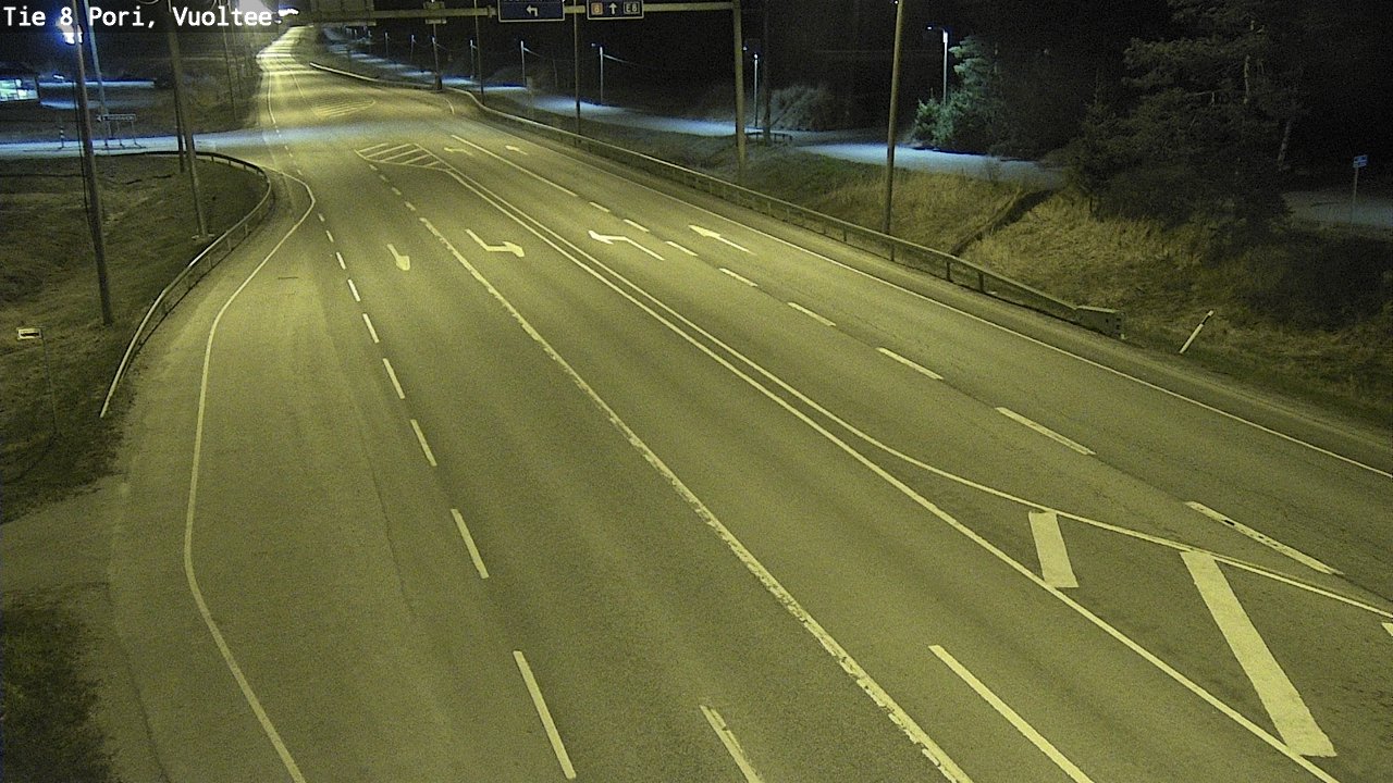 Weather Camera Image Road 8 Pori, Vuoltee, Pori, Satakunta