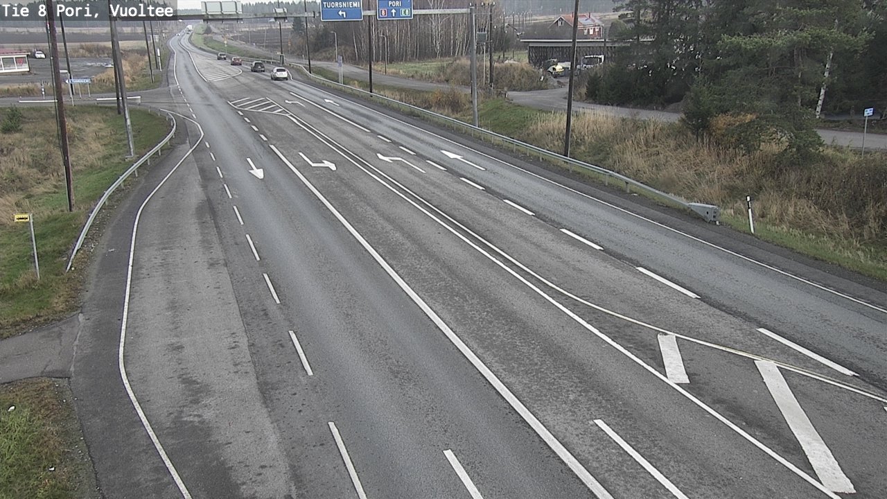 Kelikamerat Kuva Tie 8 Pori, Vuoltee, Pori, Satakunta