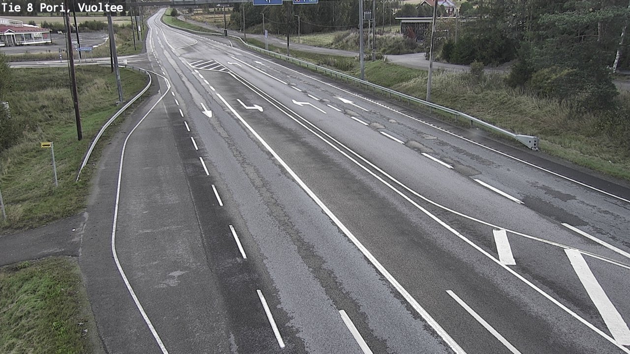 Weather Camera Image Road 8 Pori, Vuoltee, Pori, Satakunta