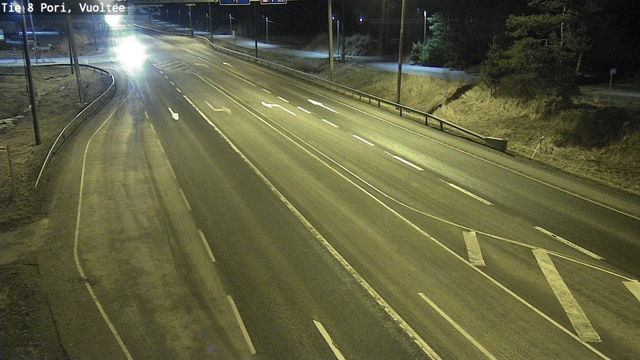 Kelikamerat Kuva Tie 8 Pori, Vuoltee, Pori, Satakunta