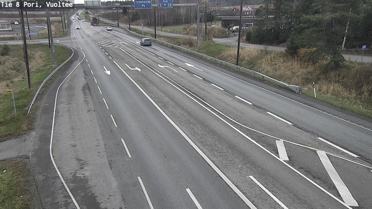 Kelikamerat Kuva Tie 8 Pori, Vuoltee, Pori, Satakunta