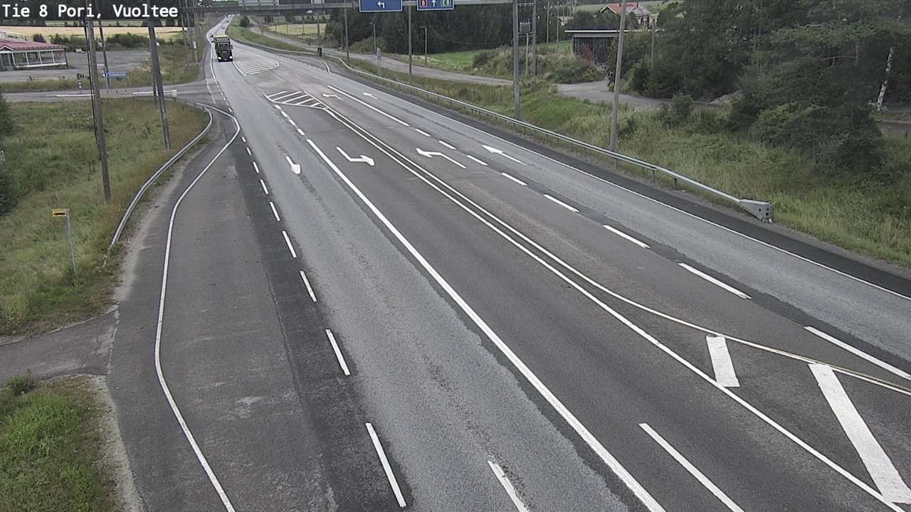 Weather Camera Image Road 8 Pori, Vuoltee, Pori, Satakunta