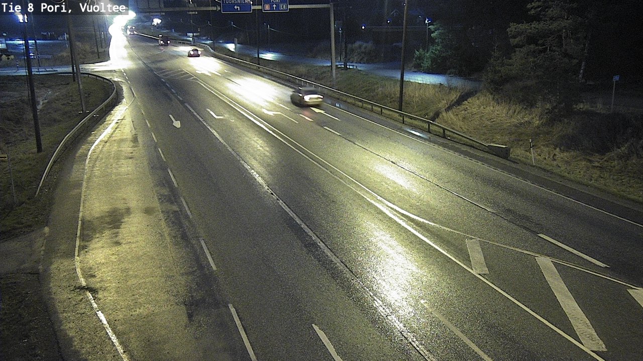 Weather Camera Image Road 8 Pori, Vuoltee, Pori, Satakunta