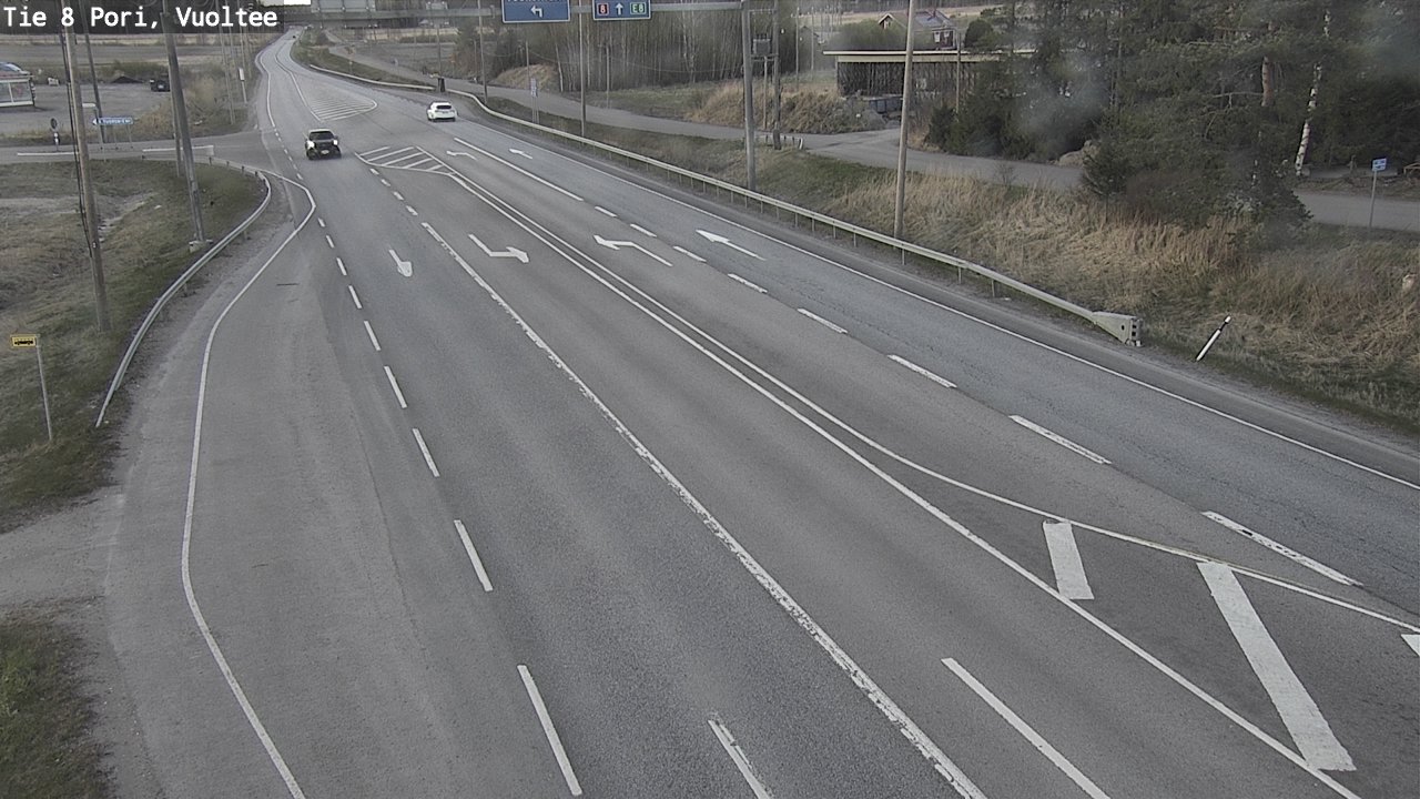 Weather Camera Image Väg 8 Björneborg, Vuoltee, Pori, Satakunta