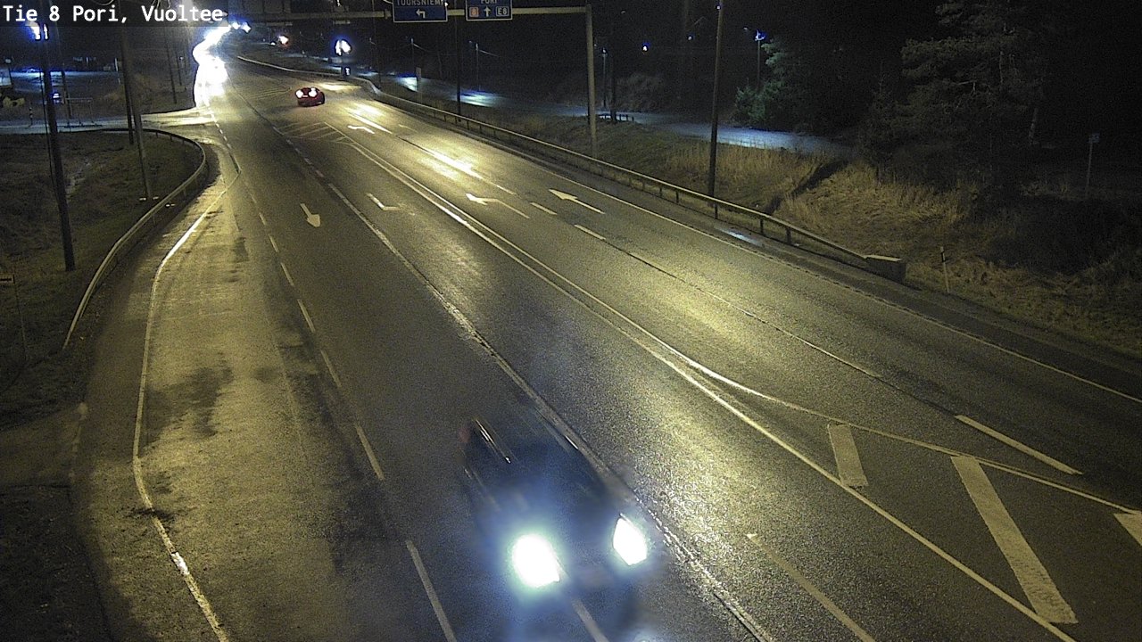 Weather Camera Image Road 8 Pori, Vuoltee, Pori, Satakunta