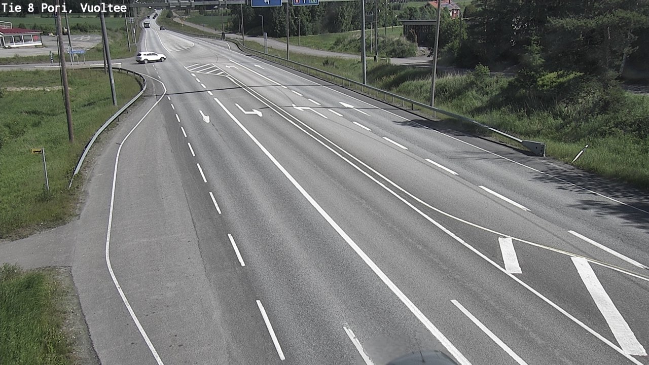 Weather Camera Image Väg 8 Björneborg, Vuoltee, Pori, Satakunta