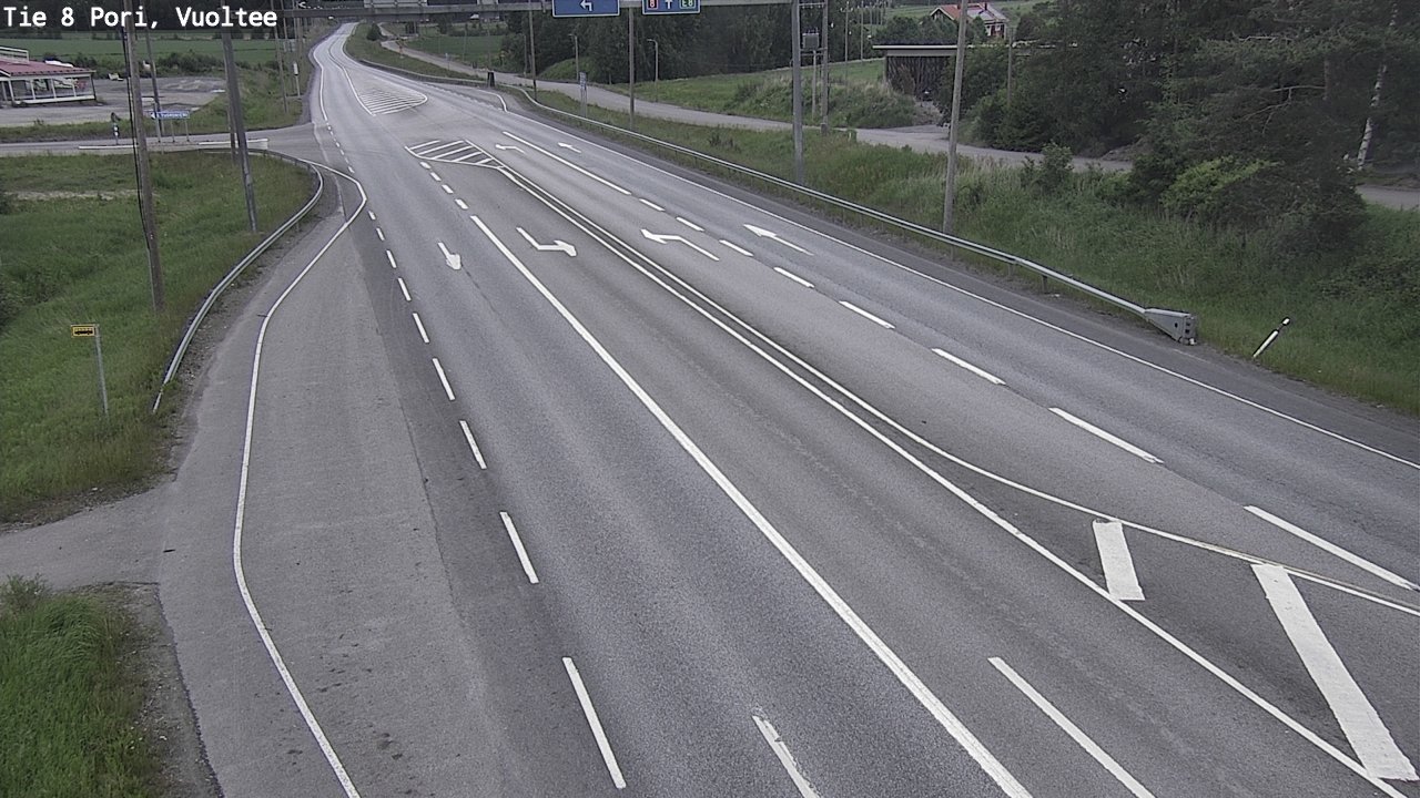 Kelikamerat Kuva Tie 8 Pori, Vuoltee, Pori, Satakunta