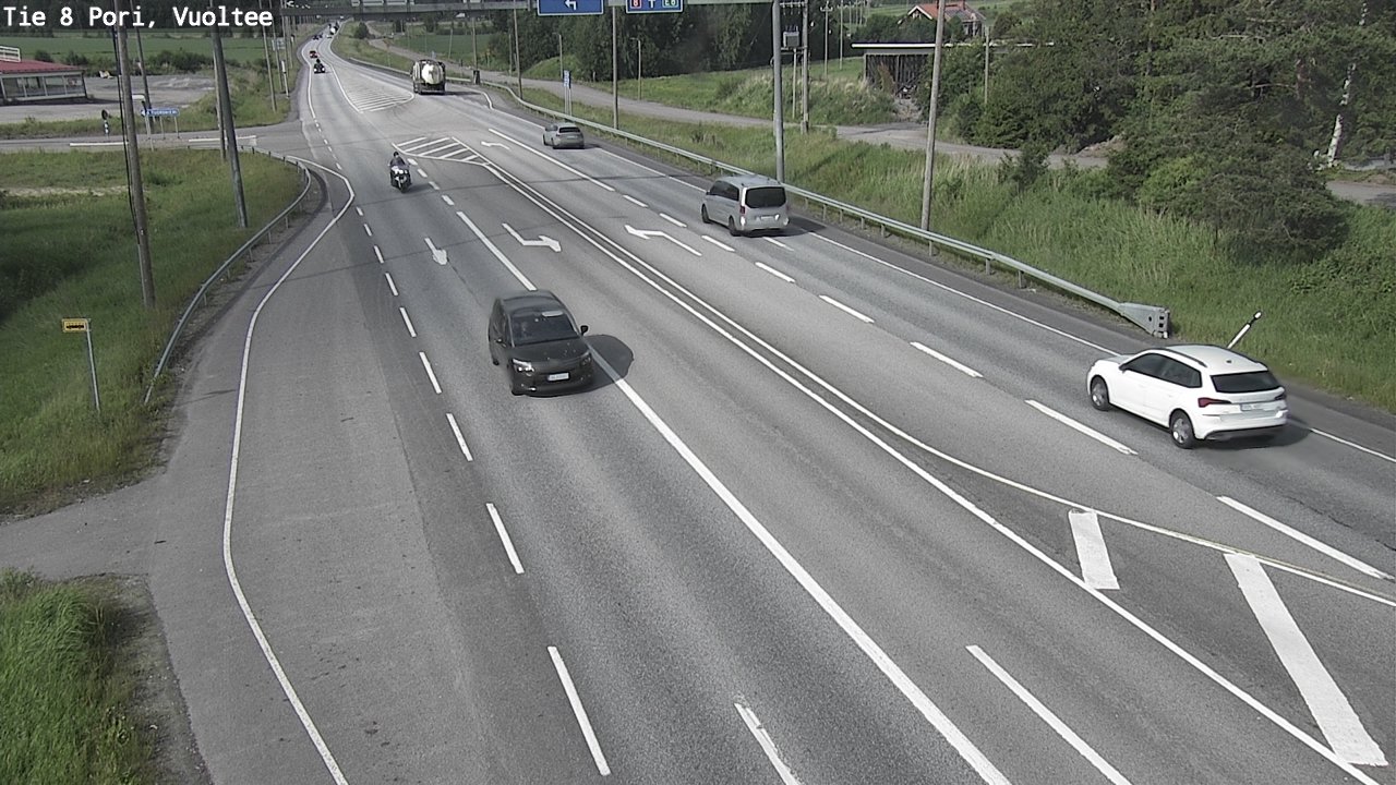 Kelikamerat Kuva Tie 8 Pori, Vuoltee, Pori, Satakunta