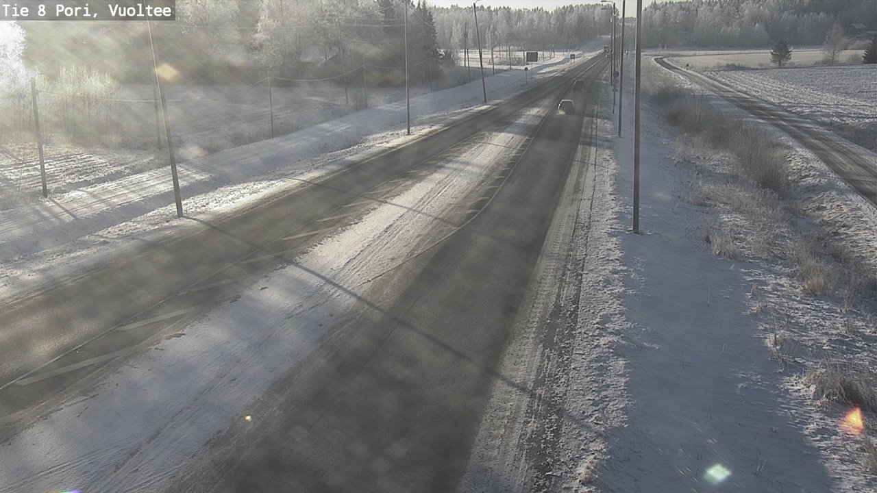 Weather Camera Image Väg 8 Björneborg, Vuoltee, Pori, Satakunta